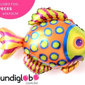 Globo foil de pez 60x93 cm