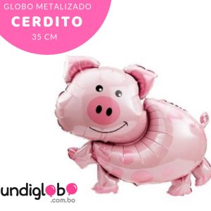 Globo foil 35 cm cerdito