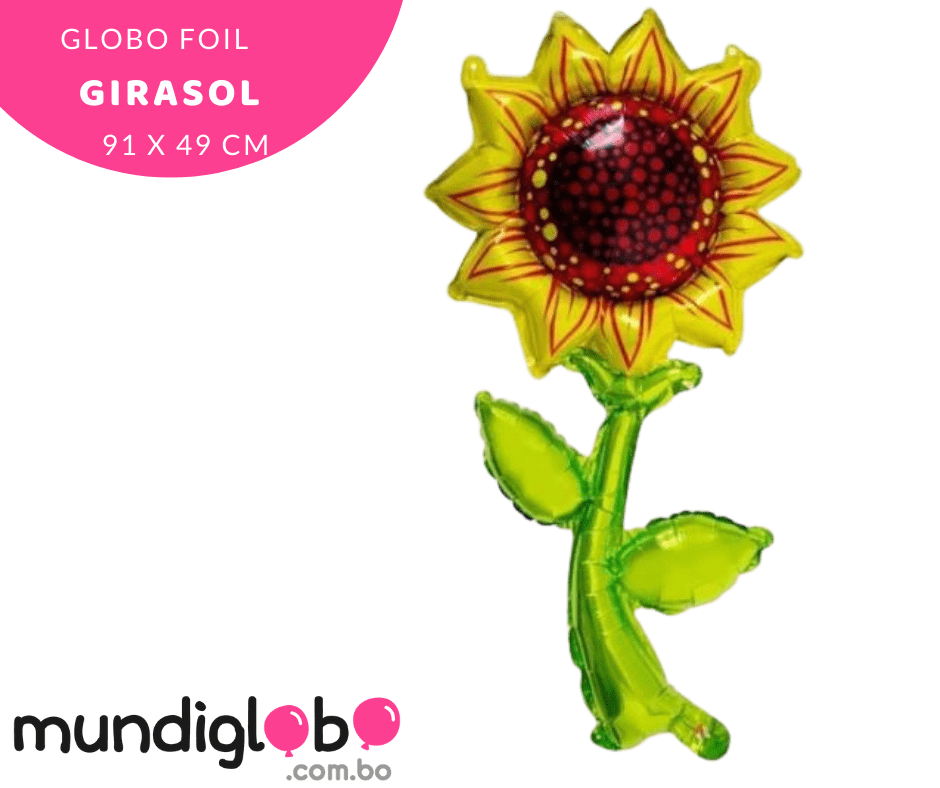 Globo foil Jumbo Flor de Girasol | Mundiglobo