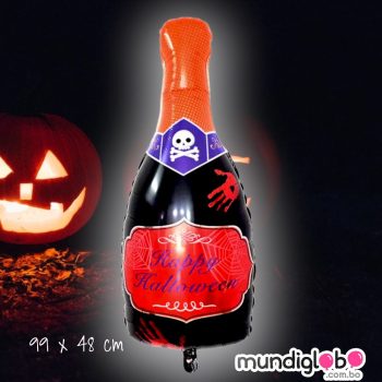 Globo foil Jumbo Botella Sangrienta