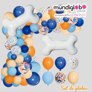 Globos de Látex y Foil para Decoración de Bluey
