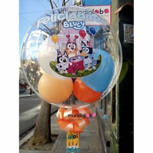 Globo Burbuja Personalizado - Bluey