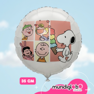 Globos foil 35 cm Snoopy y personajes