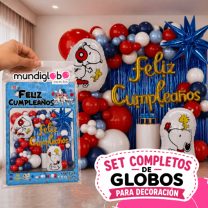 Set Completo de Globos Snoopy – Para Decoración 1