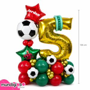 Bouquet de Globos Ronaldo Personalizado (L)