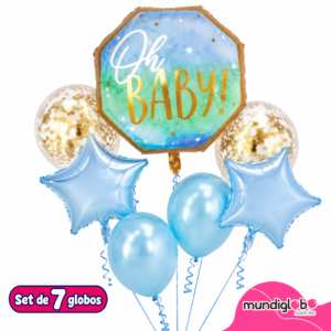 Set de 7 globos – Oh Baby