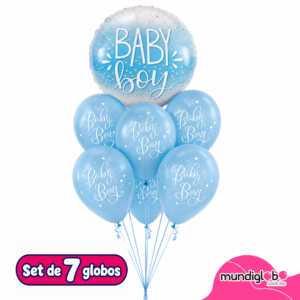 Set de 7 globos – Baby Boy