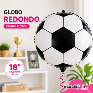 Globo Foil Redondo 18 “ Pelota de Fútbol